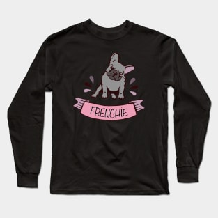 french bulldog for frenchie lover french bulldog color blue grey Long Sleeve T-Shirt